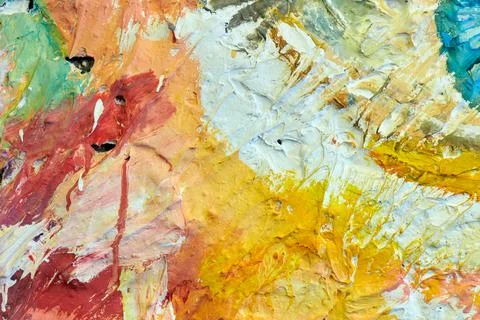 Abstract texture with random color spots and smears Foto stock