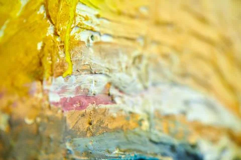 Abstract texture with random color spots and smears Stock-Fotos