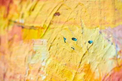 Abstract texture with random color spots and smears 库存照片