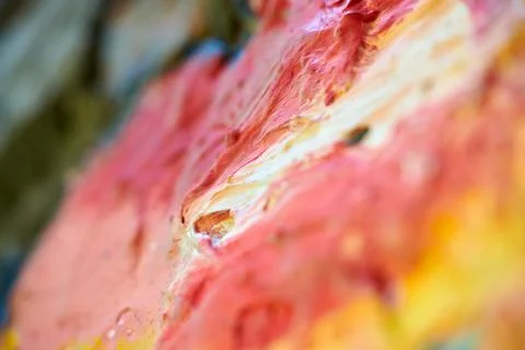 Abstract texture with random color spots and smears 库存照片