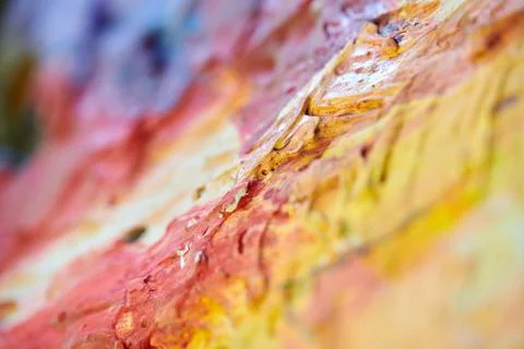 Abstract texture with random color spots and smears 库存照片