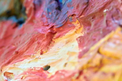 Abstract texture with random color spots and smears Foto stock