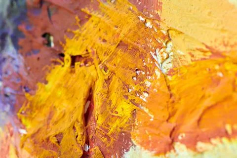 Abstract texture with random color spots and smears Foto stock