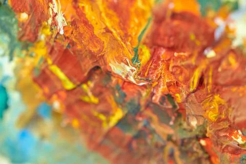 Abstract texture with random color spots and smears Foto stock