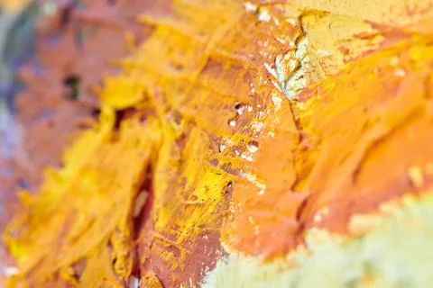 Abstract texture with random color spots and smears Foto stock