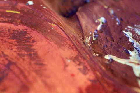 Abstract texture with random color spots and smears Foto stock