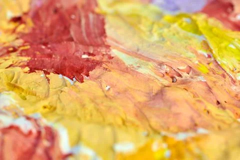 Abstract texture with random color spots and smears Foto stock