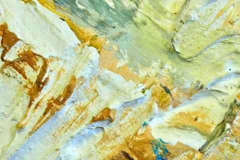 Abstract texture with random color spots and smears Stock-Fotos