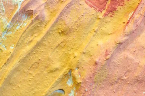 Abstract texture with random color spots and smears Foto stock