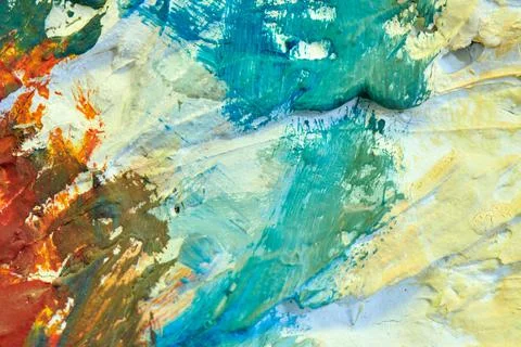 Abstract texture with random color spots and smears Foto stock