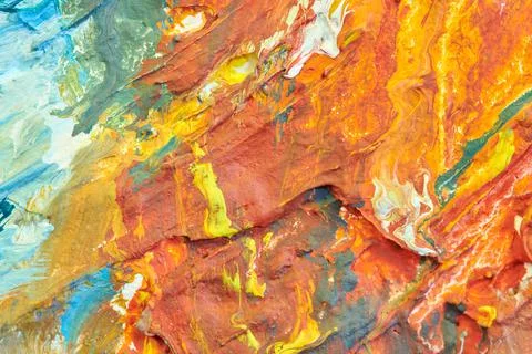 Abstract texture with random color spots and smears Stock Photos