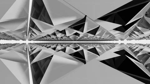 Abstract texture reflected in motion. Animation 3d graphics Stock Footage 103663831