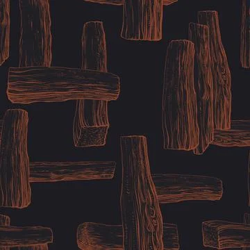 Abstract texture seamless pattern. Organic print Stock Illustration