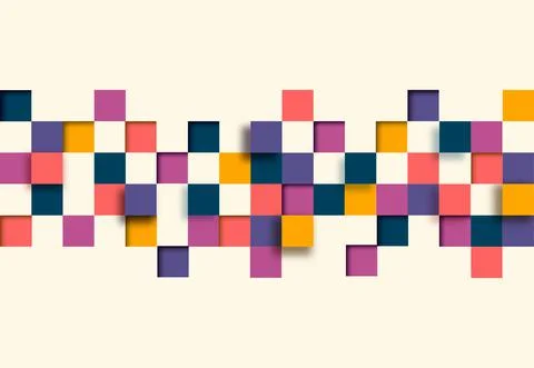 Abstract texture with squares. Pattern business background design Stock Illustration