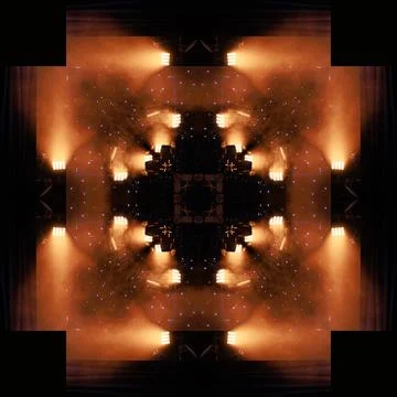 Abstract texture. Stage light and smoke on stage, lighting and spotlights Stock Photos