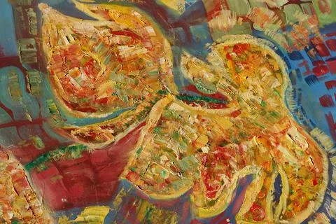 Abstract Texture Symphony: Vibrant Backgrounds for Creative Exploration Stock Photos