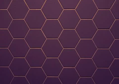 Abstract texture of tile hexagon pattern background Foto stock