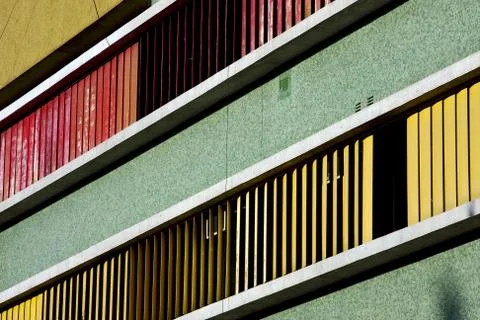 Abstract texture  wall in office la boca buenos aires Stock Photos