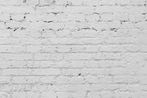 Abstract texture of white painted brick wall Photos