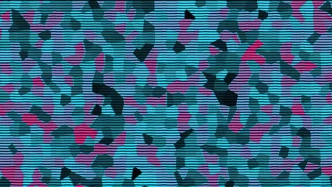 Abstract Textured Background with Geometric Patterns in Teal and Magenta Hues Stock Footage 341376169