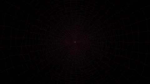 Abstract textured background with red dot and radiating lines Stock Footage 328220066