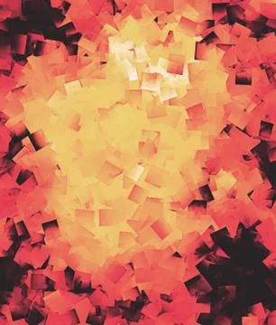 Abstract textured background in red, yellow and black Illustrazione stock