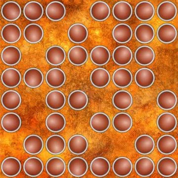 Abstract textured background with scattered circular ornaments Stock Illustration
