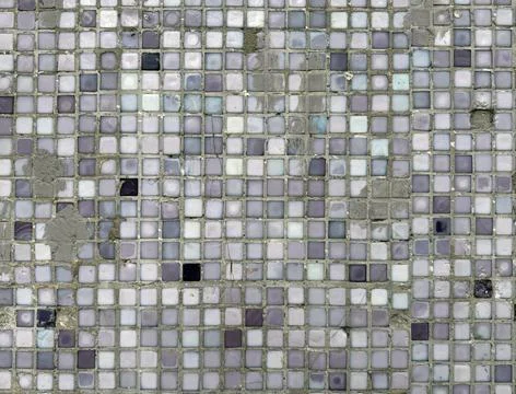 Abstract textured background of small square tiles in purple tones Stock Photos