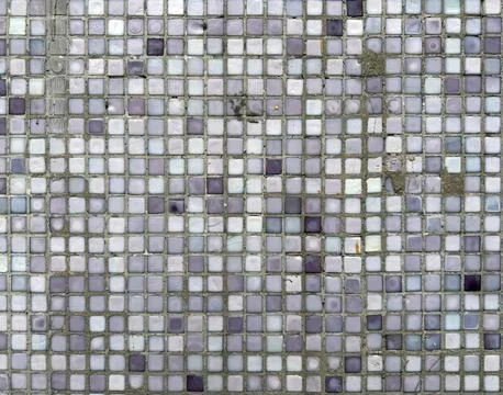 Abstract textured background of small square tiles in purple tones Stock Photos