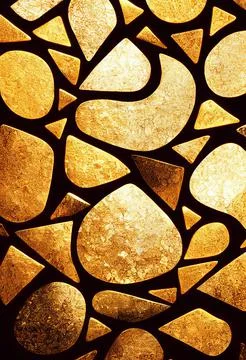 Abstract textured gold bars pattern Stock Illustration