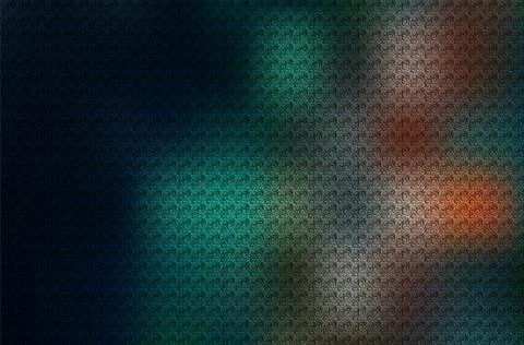 Abstract Textured Gradient Background with Bokeh Lights Illustrazione stock