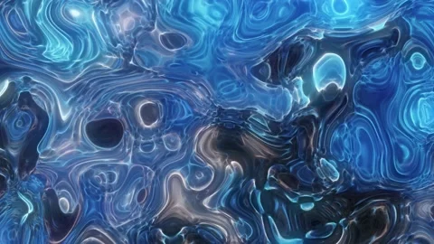 Abstract textured liquid blue background 库存影片 211609222