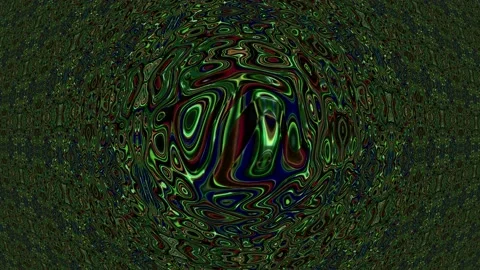 Abstract textured liquid green background Vidéo 174132852