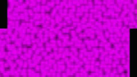 Abstract textured magenta blocks with glitch effect in dark space cinematic.. Stock Footage 341376111