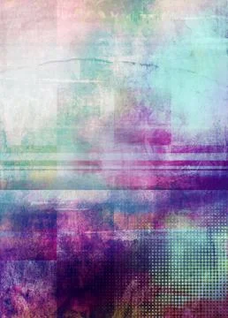 Abstract textured mixed media Stock Illustration