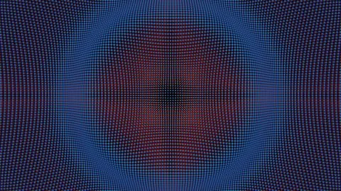 Abstract Textured Pattern in Orange and Black with Wavy Gridlines Stock Illustration