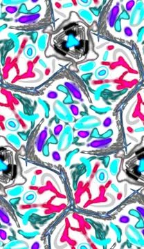 Abstract textured seamless pattern Stock Illustration