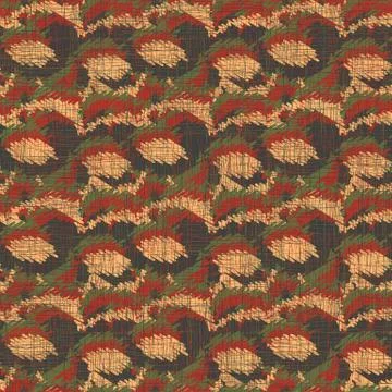 Abstract textured seamless vector pattern in brown, red green and beige colors Illustrazione stock