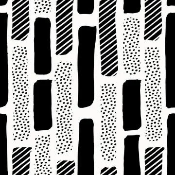 Abstract Textured Shapes Pattern Stock Illustration