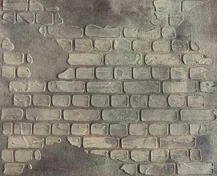 Abstract Textured Stone Wall Background with Raised Relief Pattern 库存照片