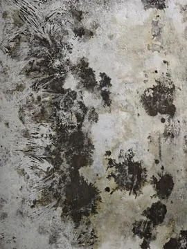 Abstract textured surface with paint splatters on canvas in indoor art settin Stock Photos