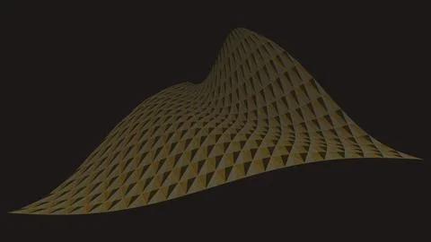 Abstract textured surface with threedimensional geometric pattern featuring.. イラスト素材