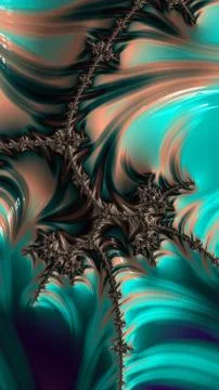 Abstract textured swirl pattern Stock Illustration