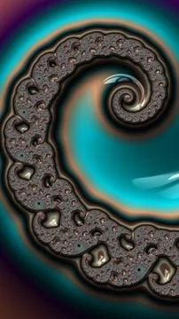 Abstract textured swirl pattern Illustrazione stock