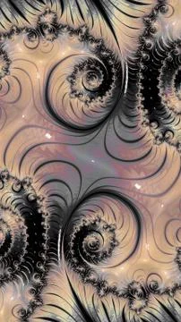 Abstract textured swirl pattern Stock Illustration