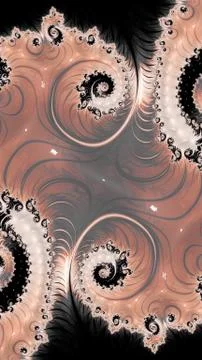 Abstract textured swirl pattern Stock Illustration