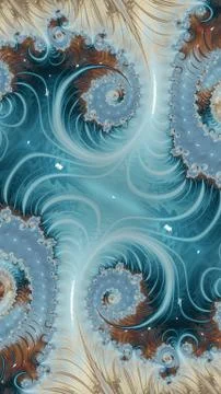 Abstract textured swirl pattern Illustrazione stock