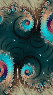 Abstract textured swirl pattern Stock Illustration