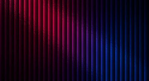 Abstract Textured Vertical Panels with Vibrant Red and Blue Neon Gradient 스톡 일러스트