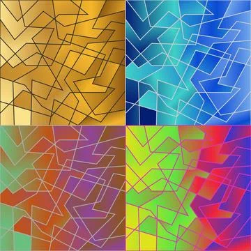 Abstract textures Illustrazione stock